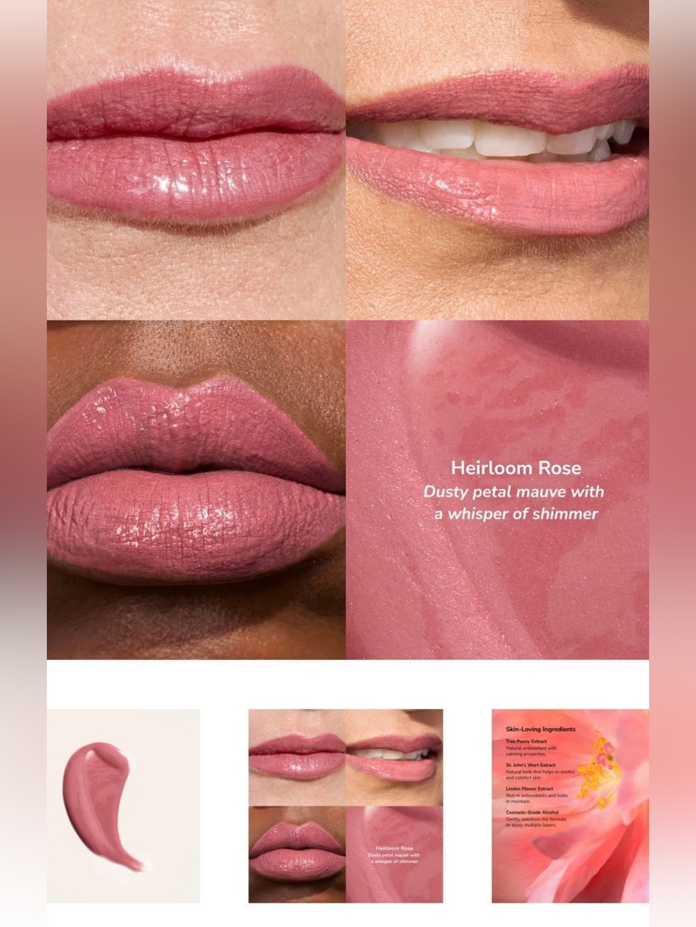 SeneGence Heirloom Rose Dusty Petal Mauve Lipstick